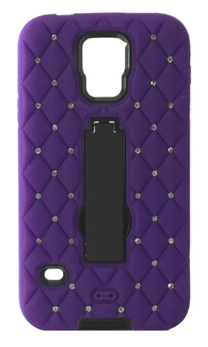 SOLD OUT Samsung Mega 6.3 Dual Bling With Kickstand Purple