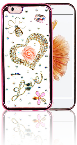 IP 6/6S MM Bling 3D Heart