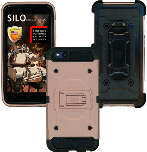 ZTE TEMPO X MM Silo Rugged Case ROSE GOLD