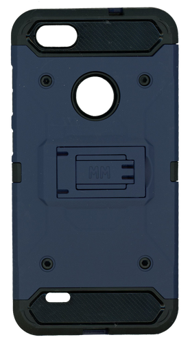 ZTE BLADE FORCE MM Silo Rugged Case DARK BLUE