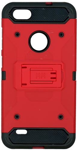 ZTE BLADE FORCE MM Silo Rugged Case RED