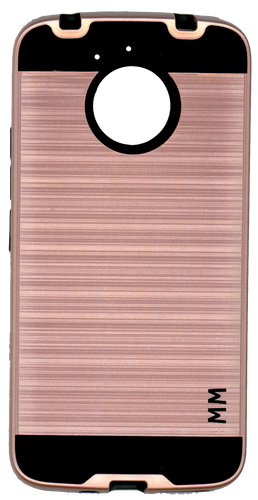 Motorola E4 PLUS MM Slim Dura Metal Finish Rose Gold