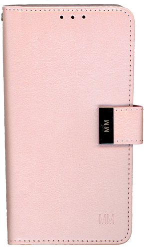 Motorola E4 PLUS MM Premium Folio Wallet Rose Gold