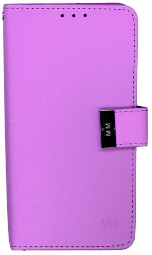 Motorola E4 PLUS MM Premium Folio Wallet Purple