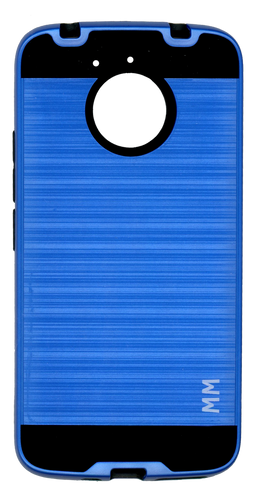 Motorola E4 PLUS MM Slim Dura Metal Finish Blue