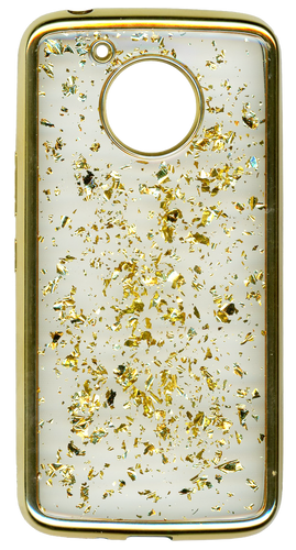 Motorola E4 PLUS Electroplated glitter bling Gold