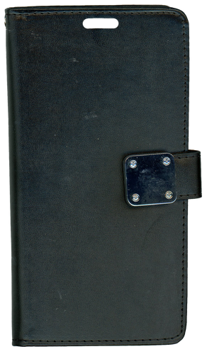 Motorola E4 PLUS Premium Folio Wallet Black