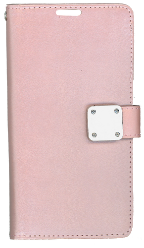 ZTE Blade Force Premium Folio Wallet Rose Gold
