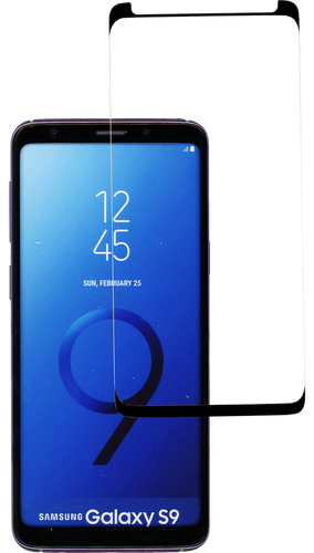 Samsung Galaxy S9 MM Full Covered Tempered Glass Black(Case Friendly)