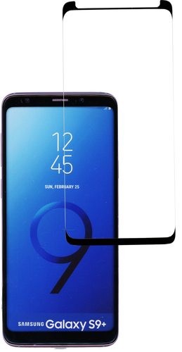 Samsung Galaxy S9 Plus MM Full Covered Tempered Glass Black (Case Friendly)