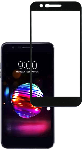 LG K10(2018)/ K 30 3D Full Covered Tempered Glass Black
