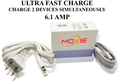 Moxie Ultra Fast Travel Charger 6.1 AMP