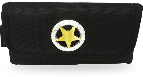 iPhone 8+/7+/6+ Western Pouch Gold Star