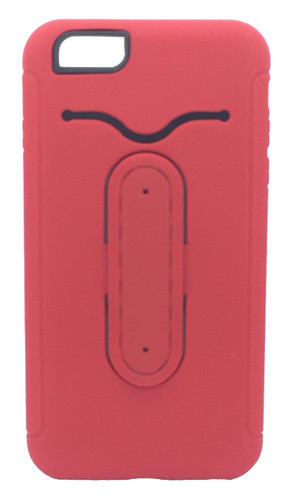 Sharp Aquos Crystal Snap Tail Hybrid Case With Kickstand Red