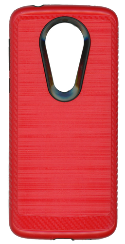 Motorola E5 Plus Carbon Fiber Red
