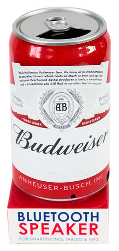 Budweiser Can Speaker Red
