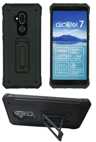 Alcatel 7 Folio MM Opal Kickstand Black