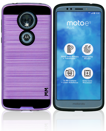 Motorola E5 Plus MM Slim Dura Metal Purple
