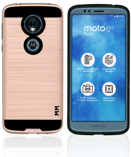 Motorola E5 Plus MM Slim Dura Metal Rose Gold