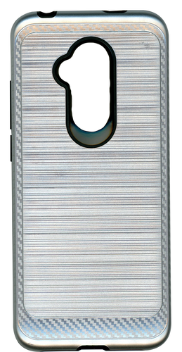 Alcatel 7 Folio MM Metal Carbon Fiber Silver