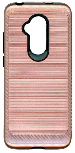 Alcatel 7 Folio MM Metal Carbon Fiber Rose Gold