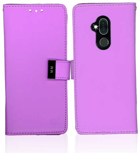Alcatel 7 Folio MM Premium Folio Wallet Purple