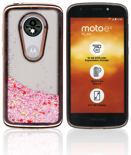 Motorla E5 Play/Cruise MM Electroplated Water Glitter Rose Gold