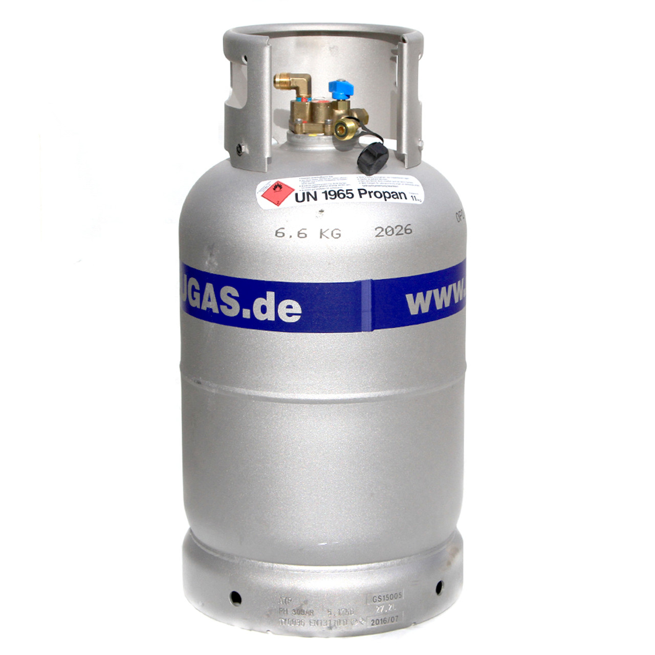 Aluminium Refillable Propane Butane Gas Bottle 27 liters, 11KG Aluminium Refillable Propane Butane Gas Bottle 27 liters, 11KG