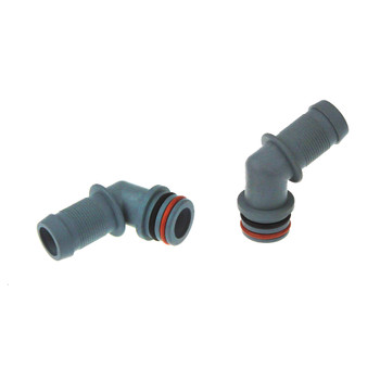 KME gold silver reducer coolant water elbow hose connector nozzle with o'rings KME gold silver reducer coolant water elbow hose connector nozzle with o'rings
