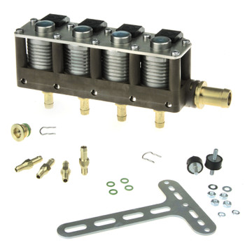 AC STAG 4CYL W02 BFC autogas lpg Injector Rail with accessories AC STAG 4CYL W02 BFC autogas lpg Injector Rail with accessories