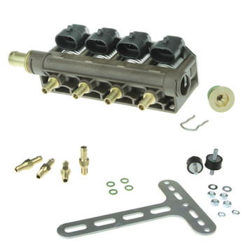 AC STAG 4CYL W02 BFC Injector Rail with accessories AC STAG 4CYL W02 BFC Injector Rail with accessories