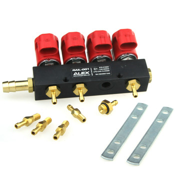 Alex 4CYL Injector Rail 3Ohm Alex 4CYL Injector Rail 3Ohm