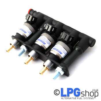 KEIHIN YELLOW 73cc - 3 Cylinders LPG, CNG Injector Rail KEIHIN YELLOW 73cc - 3 Cylinders LPG, CNG Injector Rail