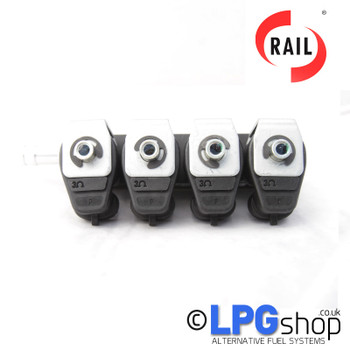 RAIL IG1 3 Ohm 4 Cylinder LPG Autogas Injectors rail accessories RAIL IG1 3 Ohm 4 Cylinder LPG Autogas Injectors rail accessories