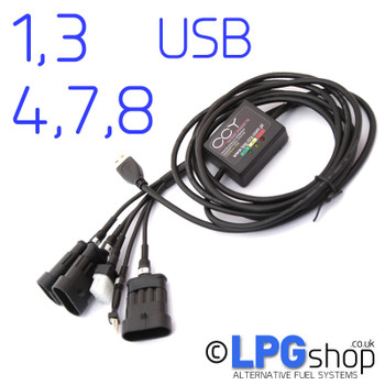 5 connectors USB FTDI LPG Autogas Diagnostic Interface Lead 13 5 connectors USB FTDI LPG Autogas Diagnostic Interface Lead 13