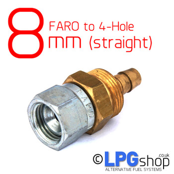 FARO N06 end 4hole straight 8mm FARO N06 end 4hole straight 8mm