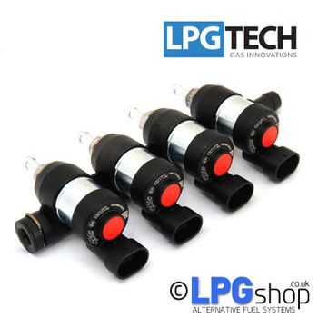 LPGTECH Dragon BF High Flow Autogas LPG Propane 4 Cylinders Injectors Rail LPGTECH Dragon BF High Flow Autogas LPG Propane 4 Cylinders Injectors Rail