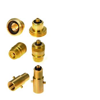 Set of 3 adaptors converting M10 Dish (PL) LPG Filling Point to European countries filling nozzles Set of 3 adaptors converting M10 Dish (PL) LPG Filling Point to European countries filling nozzles