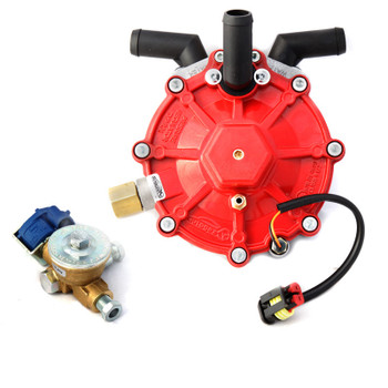 AC STAG R01 250HP RED (186kW) Reducer (Vaporizer) with 8mm Electrovalve for Turbocharged Engines AC STAG R01 250HP RED (186kW) Reducer (Vaporizer) with 8mm Electrovalve for Turbocharged Engines