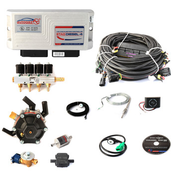 AC STAG Diesel LPG Controller Autogas for Diesel Engines full front kit probes reducer injectors ecu AC STAG Diesel LPG Controller Autogas for Diesel Engines full front kit probes reducer injectors ecu