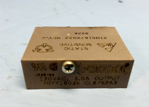 Fisher Rosemount CL6752A3 120V 3.0A Out 21B5167X022 (EBI1477-282)