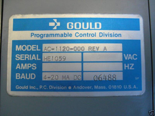 Gould AC-1120-000 Analog Setpoint Module 4-20mA DC (EBI2335-1)