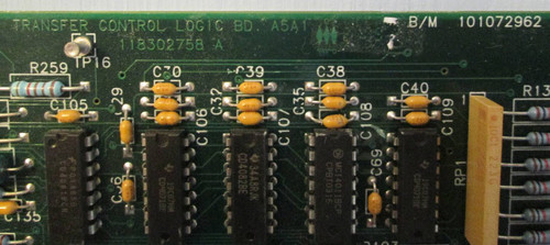 Exide 118 302 559 C Transfer Control Bd PLC Module Board 101072672 G (EBI1265-3)