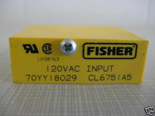 Fisher Rosemount CL6751A5 120 VAC input 21B5161X022 (EBI1474-564)