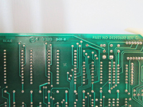 Measurex 052936-00 Video Microprocessor PLC 05293600 04293600 Rev C Honeywell (EBI2720-1)