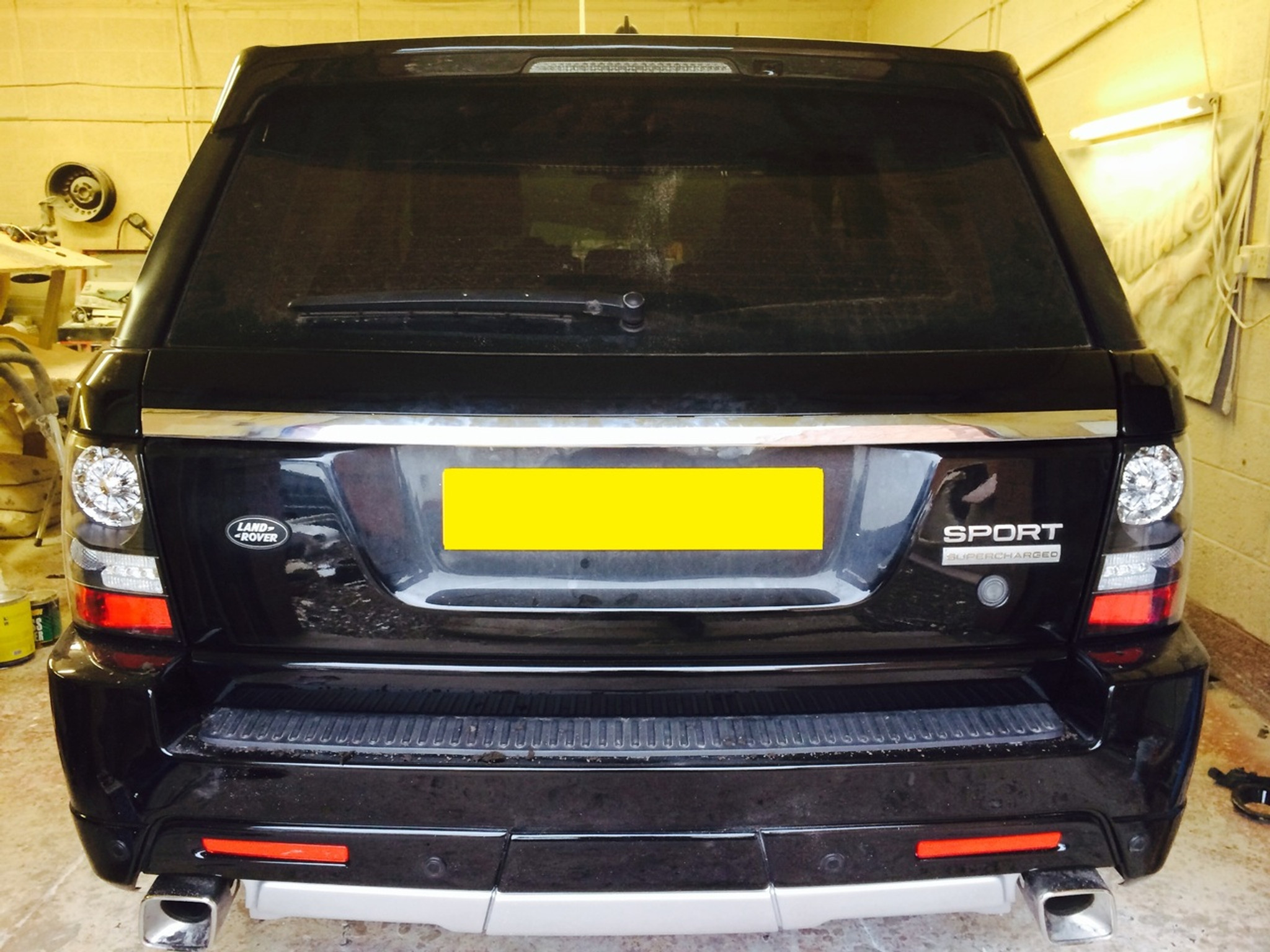 Range Rover Sport Rear Tailgate Conversion to 2012 Meduza Design Ltd