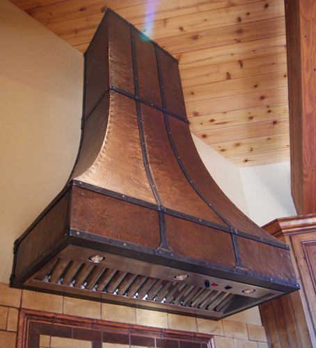copper range hood