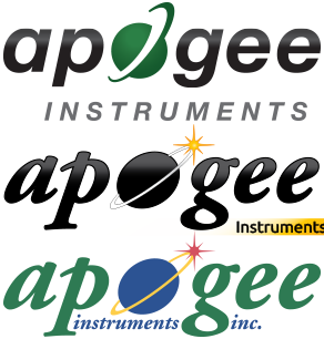 bob体育竞技Apogee Instruments标志演变