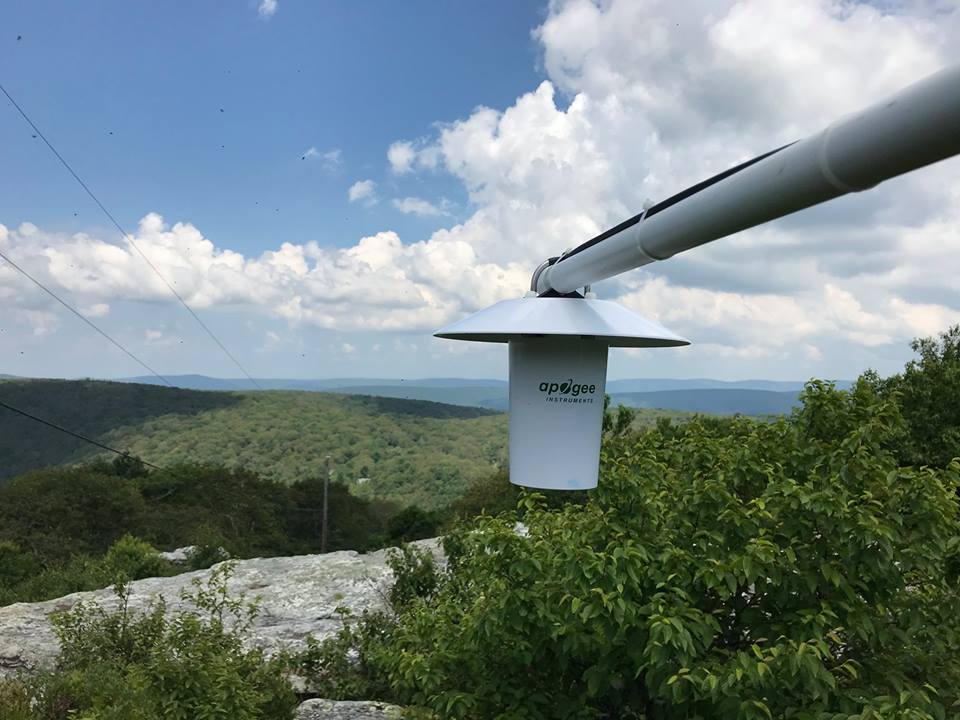 TS-100 in a regional mountaintop mesonet in the Applachian Mountains of Virginia