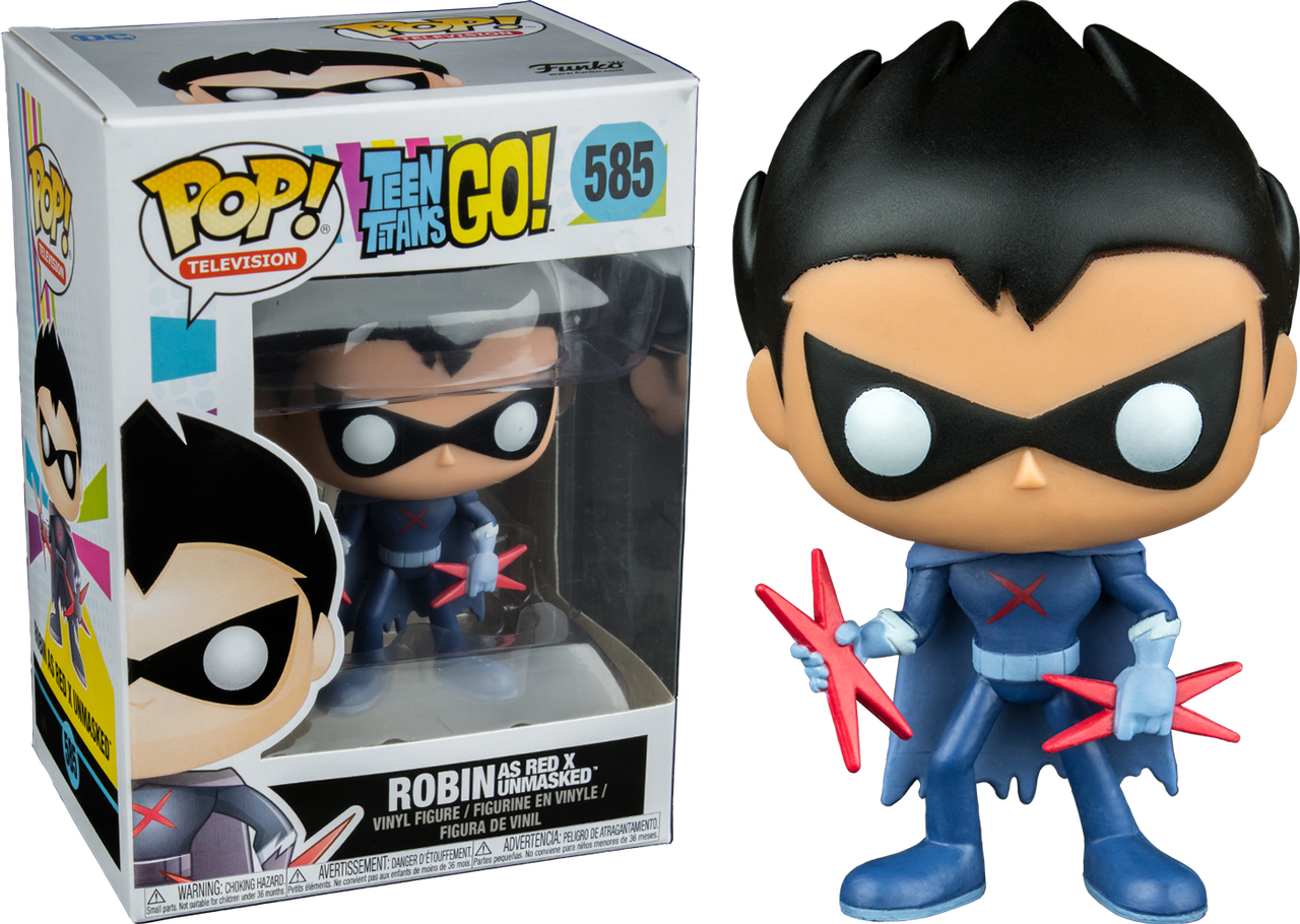 Teen Titans Go! - Robin as Red X Unmasked US Exclusive Pop ...